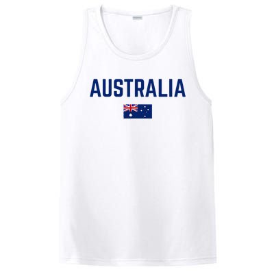 AUSTRALIA Flag Men Women Kids AUSTRALIA PosiCharge Competitor Tank