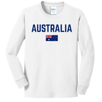 AUSTRALIA Flag Men Women Kids AUSTRALIA Kids Long Sleeve Shirt