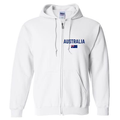 AUSTRALIA Flag Men Women Kids AUSTRALIA Full Zip Hoodie