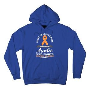 Auntie Fights Multiple Sclerosis Ms Warrior Cool Gift Tall Hoodie