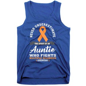 Auntie Fights Multiple Sclerosis Ms Warrior Cool Gift Tank Top