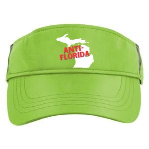 Antiflorida Funny Michigan Political Quote Democratic Gift Adult Drive Performance Visor