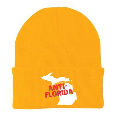 Antiflorida Funny Michigan Political Quote Democratic Gift Knit Cap Winter Beanie