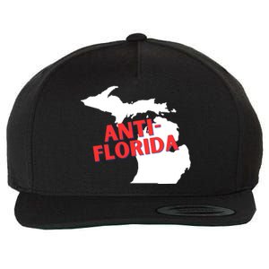 Antiflorida Funny Michigan Political Quote Democratic Gift Wool Snapback Cap