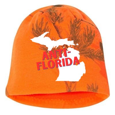 Antiflorida Funny Michigan Political Quote Democratic Gift Kati - Camo Knit Beanie