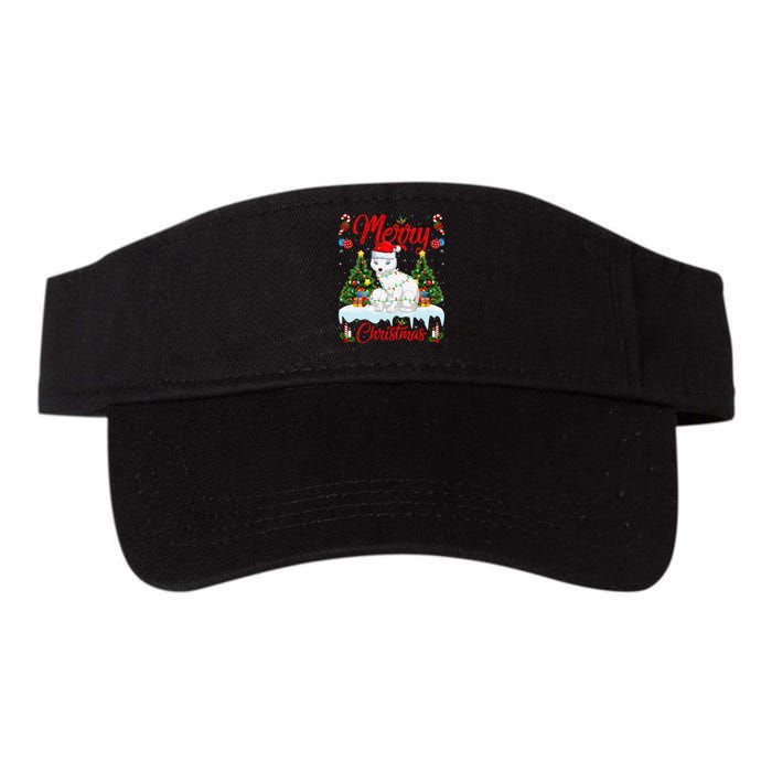 Arctic Fox Merry Christmas Tree Lighting Arctic Fox Xmas Valucap Bio-Washed Visor