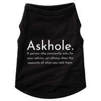 Askhole Funny Meaning Definition Doggie Tank