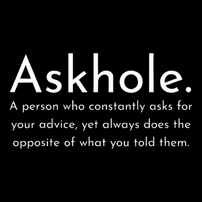 Askhole Funny Meaning Definition Drawstring Bag