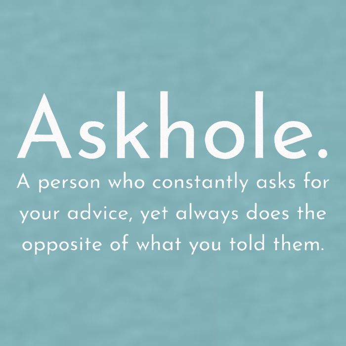 Askhole Funny Meaning Definition Sueded Cloud Jersey T-Shirt