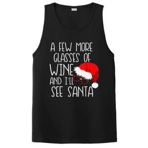 A Few More Glasses Of Wine & ILl See Santa Funny Christmas PosiCharge Competitor Tank