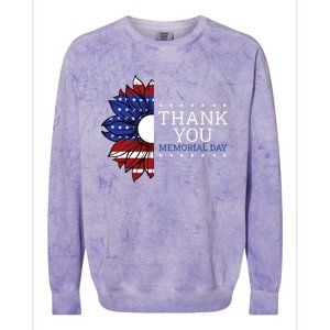 American Flag Memorial Day Memorial Day Design Colorblast Crewneck Sweatshirt