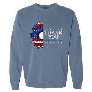 American Flag Memorial Day Memorial Day Design Garment-Dyed Sweatshirt