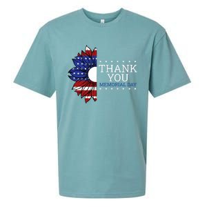 American Flag Memorial Day Memorial Day Design Sueded Cloud Jersey T-Shirt