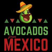 Avocados From Mexico Mexican Day Flag Avocado Costume Button