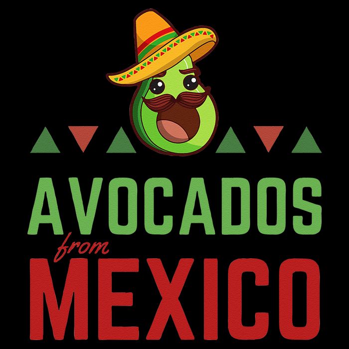 Avocados From Mexico Mexican Day Flag Avocado Costume Button