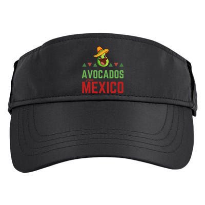 Avocados From Mexico Mexican Day Flag Avocado Costume Adult Drive Performance Visor