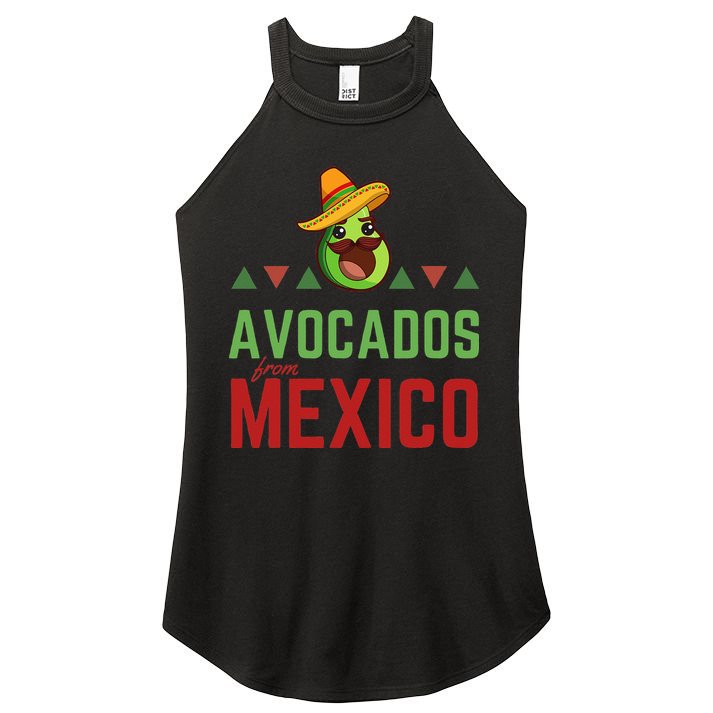 Avocados From Mexico Mexican Day Flag Avocado Costume Women's Perfect Tri Rocker Tank