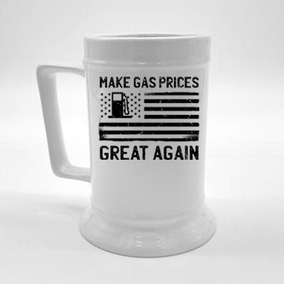 American Flag Make Gas Prices Great Again Gift Beer Stein