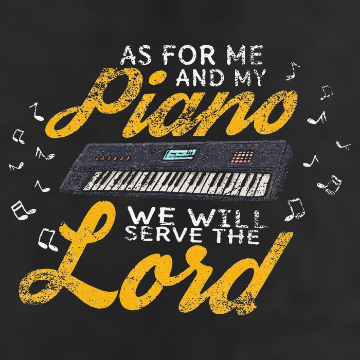 As for Me and My Piano We Will Serve The Lord Christian Hat