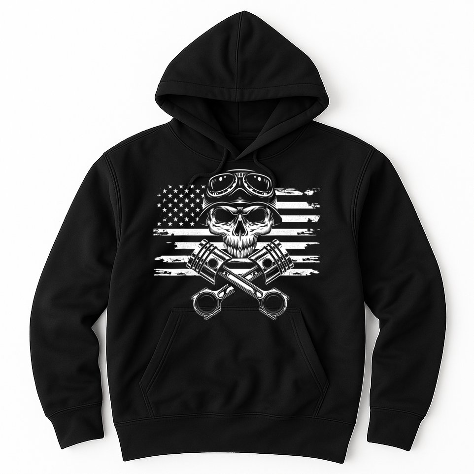 American Flag Motorcycle Apparel Motorcycle Hoodie
