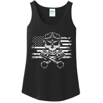 American Flag Motorcycle Apparel Motorcycle Ladies Essential Tank