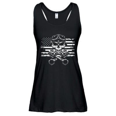 American Flag Motorcycle Apparel Motorcycle Ladies Essential Flowy Tank