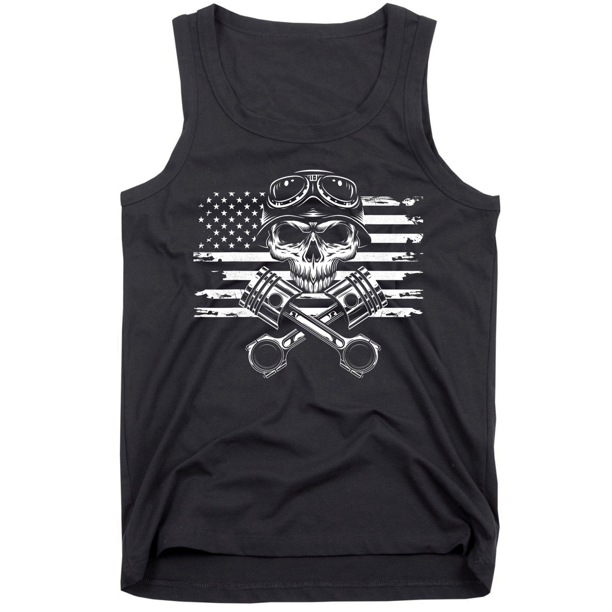 American Flag Motorcycle Apparel Motorcycle Tank Top