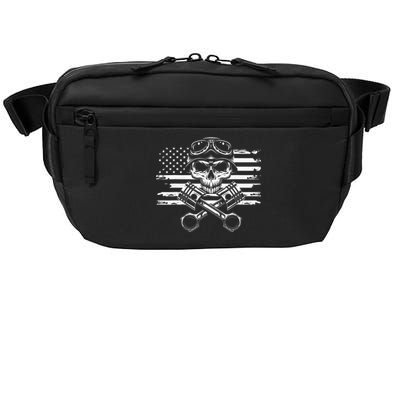 American Flag Motorcycle Apparel Motorcycle Crossbody Pack