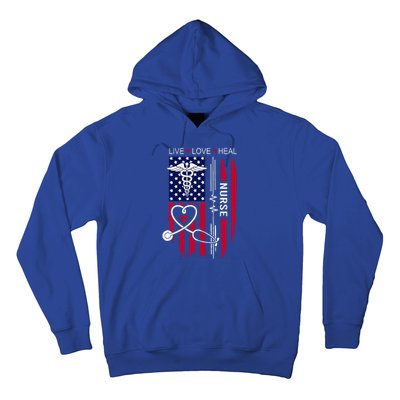 American Flag Nurse Day Gifts Week Gift Nurse NurseS Day Hoodie