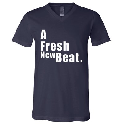 A Fresh New Beat. V-Neck T-Shirt