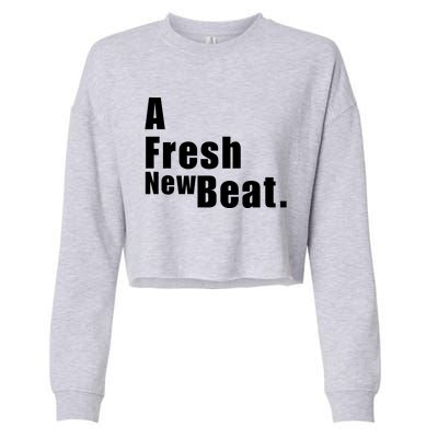 A Fresh New Beat. Cropped Pullover Crew