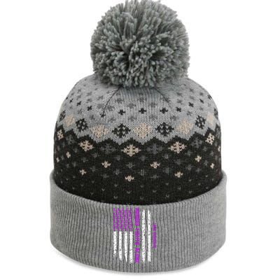 American Flag Nobody Fights Lupus Alone The Baniff Cuffed Pom Beanie