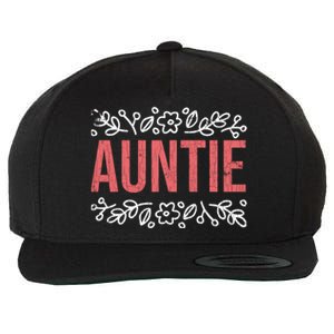 Aunties Funny Niece Aunt Graphic Gift Wool Snapback Cap