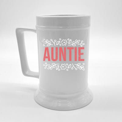 Aunties Funny Niece Aunt Graphic Gift Beer Stein