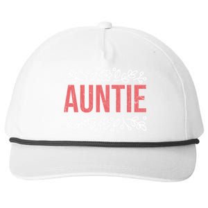 Aunties Funny Niece Aunt Graphic Cute Gift Snapback Five-Panel Rope Hat