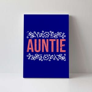 Aunties Funny Niece Aunt Graphic Cute Gift Canvas