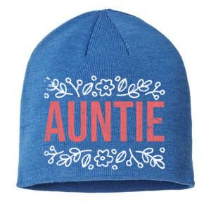 Aunties Funny Niece Aunt Graphic Cute Gift Sustainable Beanie