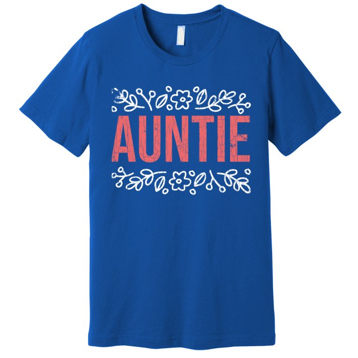 Aunties Funny Niece Aunt Graphic Cute Gift Premium T-Shirt