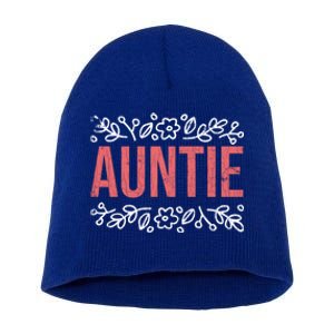 Aunties Funny Niece Aunt Graphic Cute Gift Short Acrylic Beanie