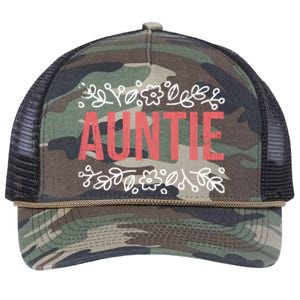 Aunties Funny Niece Aunt Graphic Cute Gift Retro Rope Trucker Hat Cap