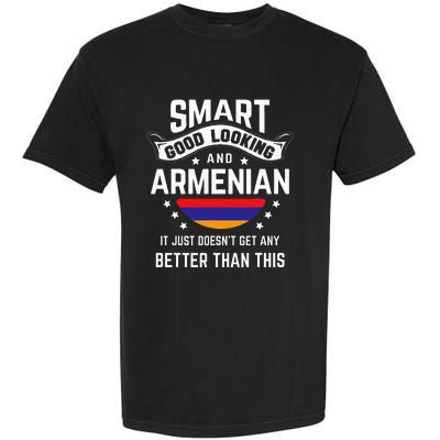 Armenian Flag Native Pride Funny Armenia Armenian Roots Garment-Dyed Heavyweight T-Shirt