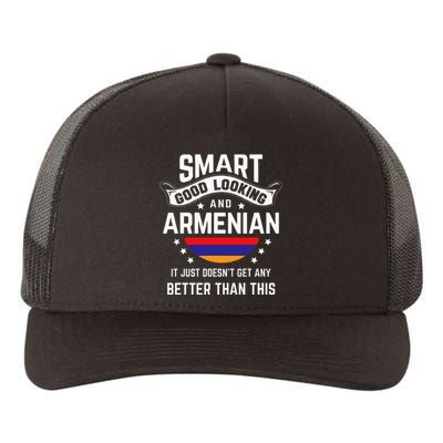 Armenian Flag Native Pride Funny Armenia Armenian Roots Yupoong Adult 5-Panel Trucker Hat