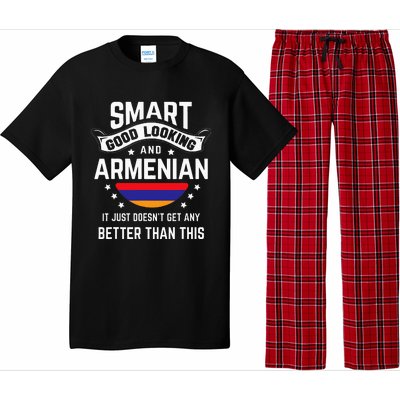 Armenian Flag Native Pride Funny Armenia Armenian Roots Pajama Set