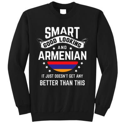 Armenian Flag Native Pride Funny Armenia Armenian Roots Tall Sweatshirt