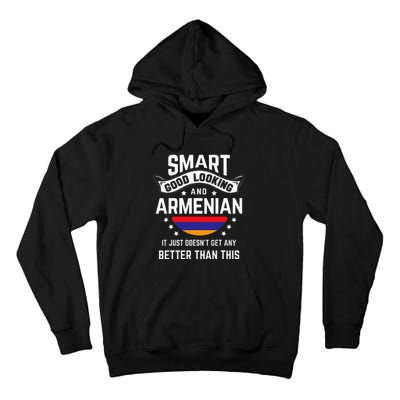 Armenian Flag Native Pride Funny Armenia Armenian Roots Tall Hoodie