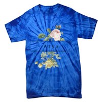 Arya First Name Vintage Roses Wedding Shower Rose Gift Tie-Dye T-Shirt