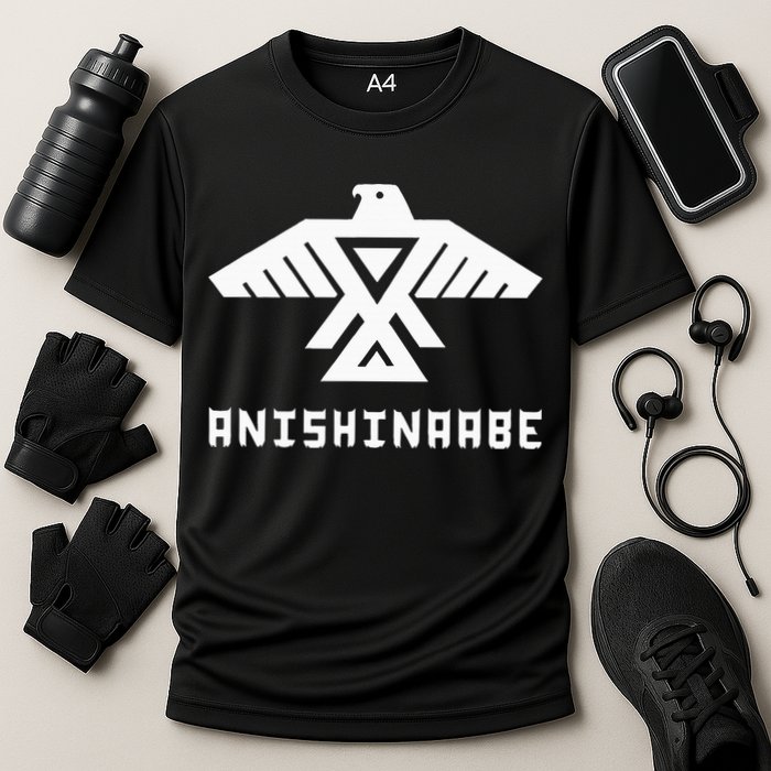 Anishinaabe First Nations Thunderbird Ojibwe Indigenous Cooling Performance Crew T-Shirt