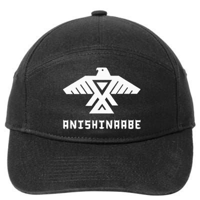 Anishinaabe First Nations Thunderbird Ojibwe Indigenous 7-Panel Snapback Hat