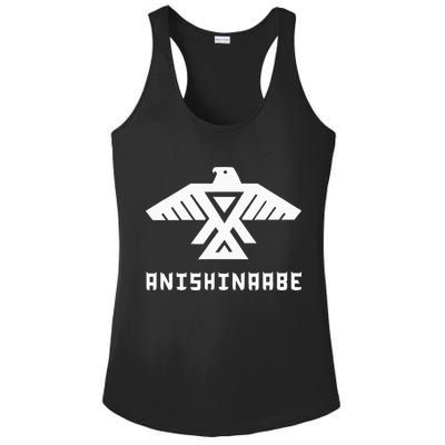 Anishinaabe First Nations Thunderbird Ojibwe Indigenous Ladies PosiCharge Competitor Racerback Tank