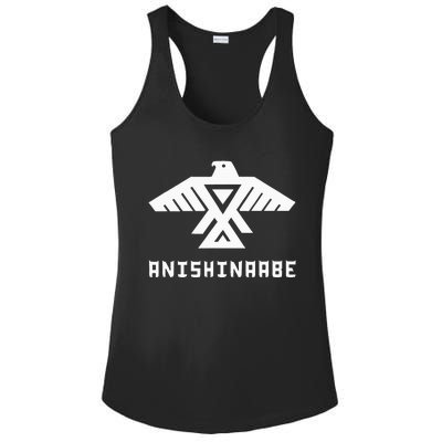 Anishinaabe First Nations Thunderbird Ojibwe Indigenous Ladies PosiCharge Competitor Racerback Tank